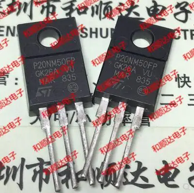 Free shipping 20PCS STP20NM50FP P20NM50FP TO-220F 500V 20A