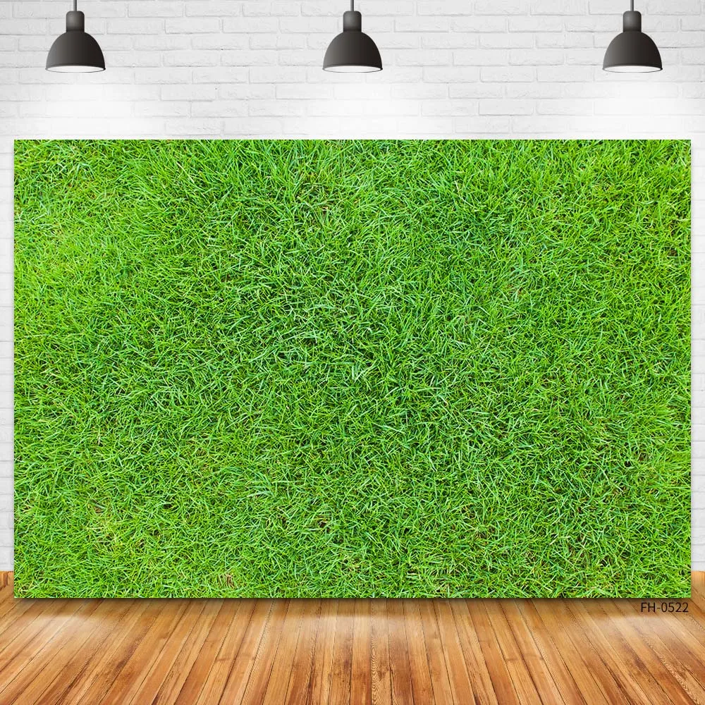 Grass Soccer Party Spring Photography Background Boys Newborn Wedding Birthday Party Decor Photocall Backdrops For Photo Studio