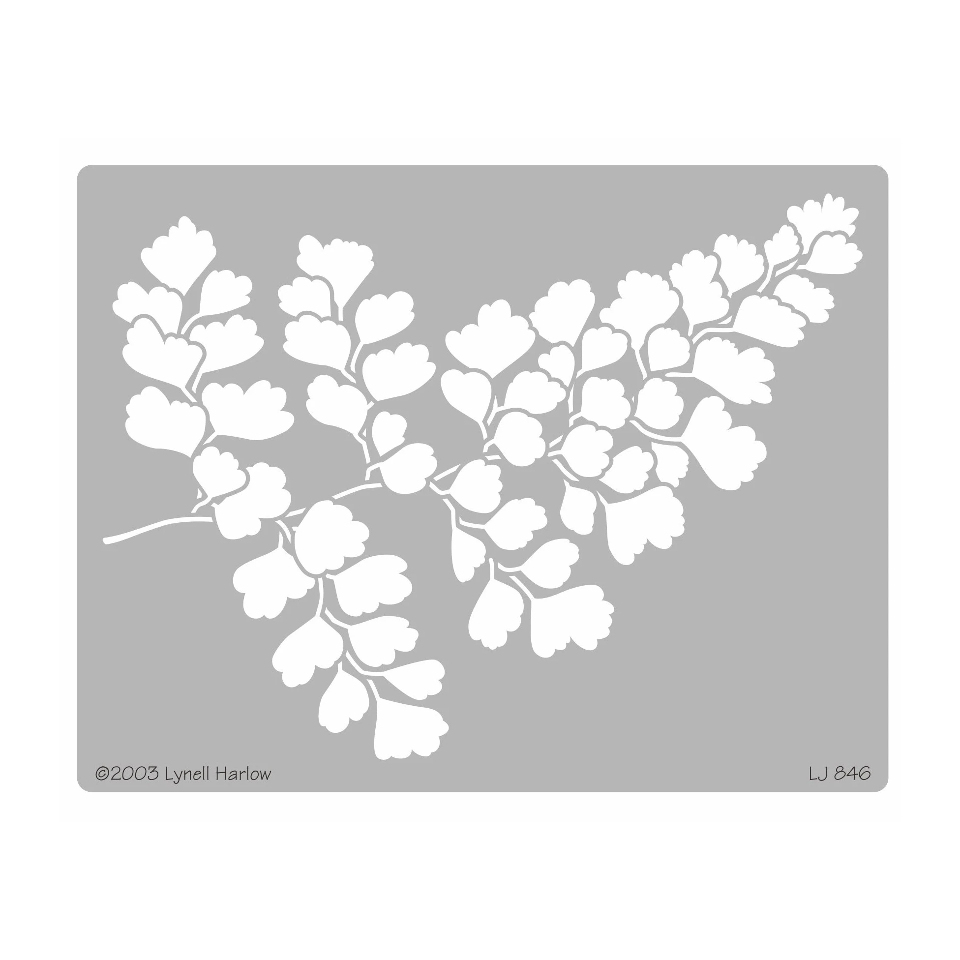 

Embossing Dreamweaver Stencils LJ 846 maidenhair fern