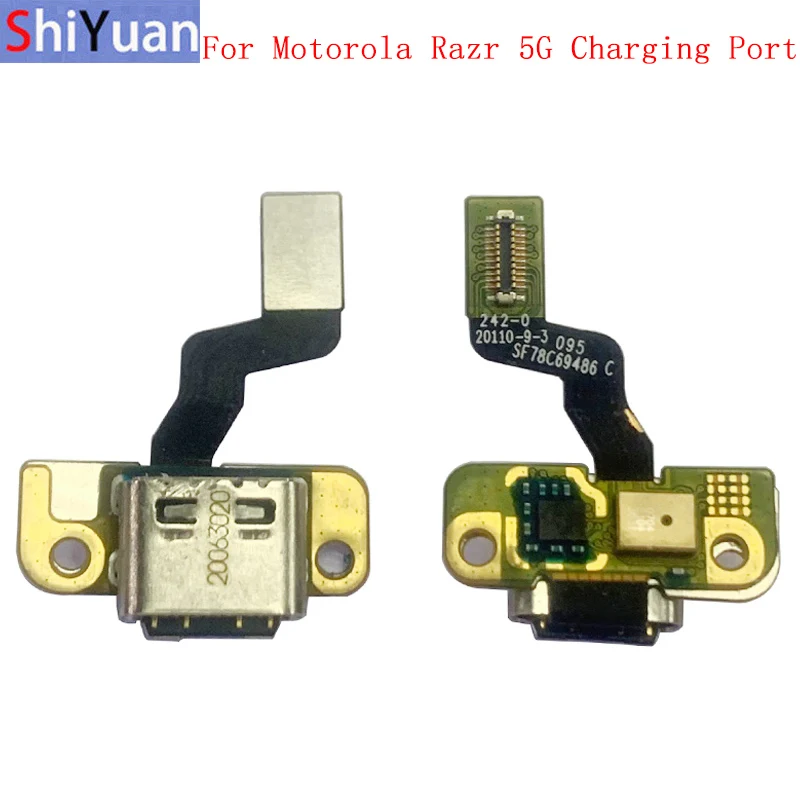 

USB Charging Port Connector Board Parts Flex Cable For Motorola Razr 5G XT2071-4 Flex Cable Replacement Part