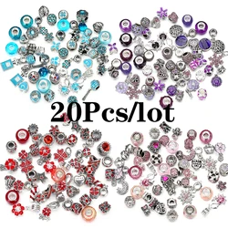 20Pcs/lot 9 Colors Special Offer Mixing Random Shipment Charm Beads Pendant Fit DIY Bracelets For Women Jewelry Making Wholesale