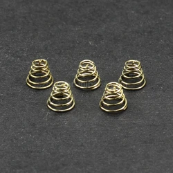 8mm (D) x 7mm (H) Gold Plated Spring (10 PCS)