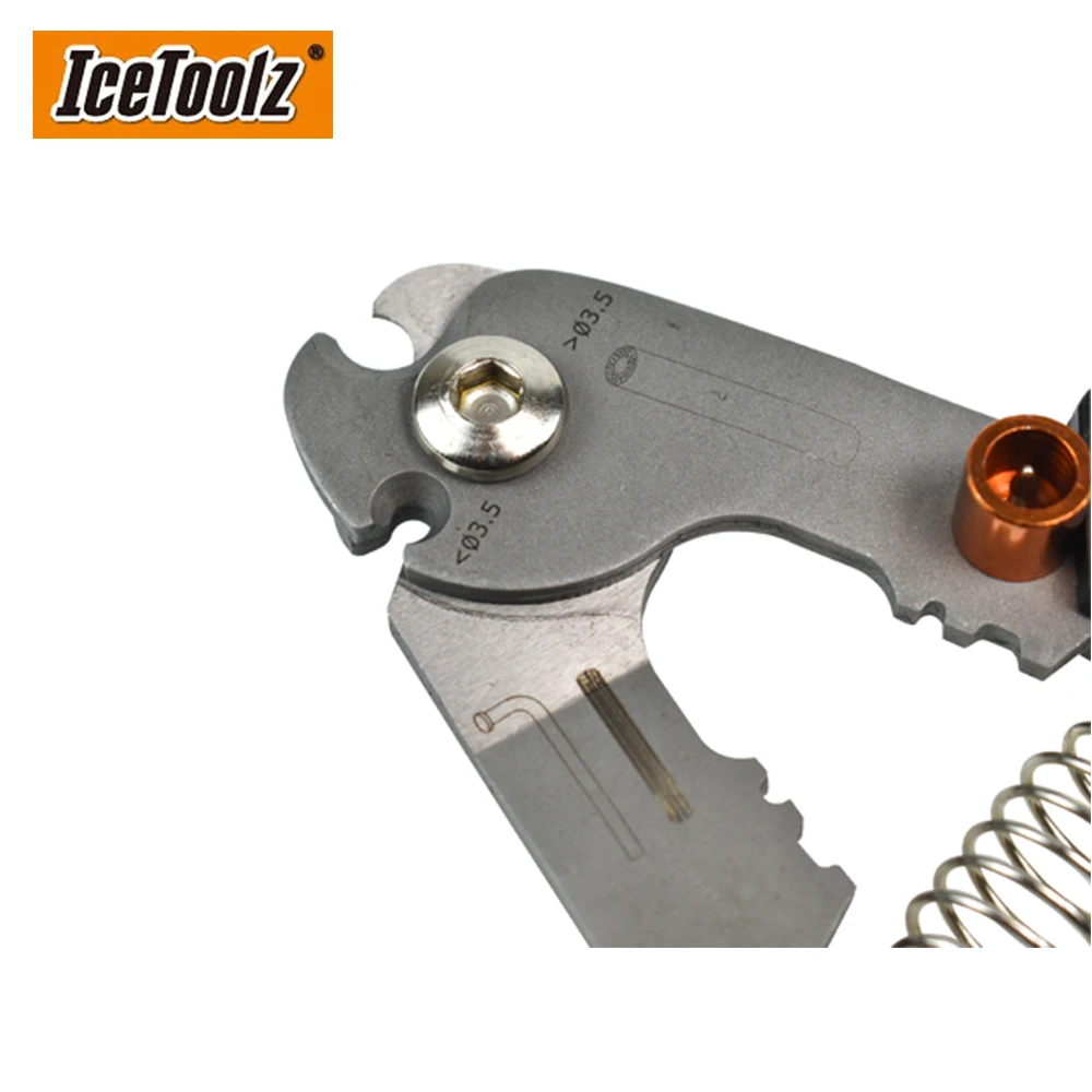 IceToolz 67A5 Pro Bike Shop Cable & Spoke Cutter/Bike Tool For Shimano SIS SP Inner Wire&Outer Casing Reconditioner Bike Tools