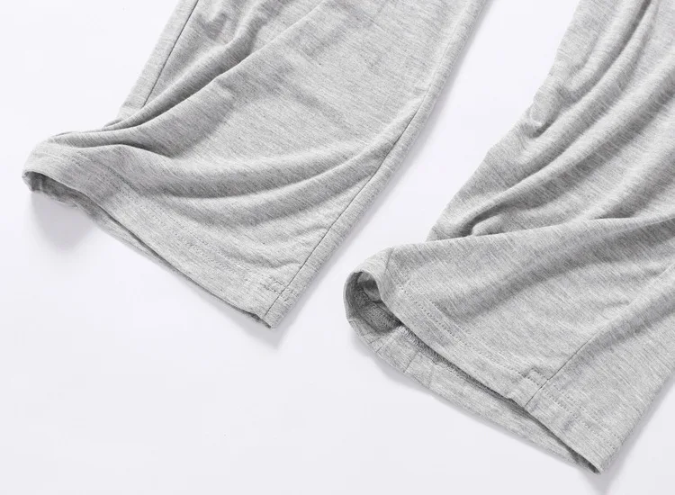 Winter Male Modal Sleeping Pants Solid Sleep Trousers Mens Pajamas Bottoms Soft Sleepwear Pyjama Homewear 2026 Spring Autumn 4XL
