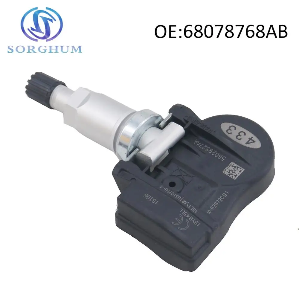 

Датчик давления в шинах 68078768AB TPMS 433 МГц, подходит для Chrysler, Dodge Journey