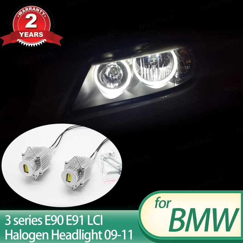 

High Brightness 160W/pair 2 years warranty DRL for BMW 3 series E90 E91 LCI gen 09-11 LED Marker Light Angel Eyes Bulbs