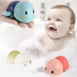 Baby Bath Swimming Bath Pool Toy Turtle Toddler Parent-child Interaction Wind-up Bath Toy Swimming Pool Accessories BPA Free