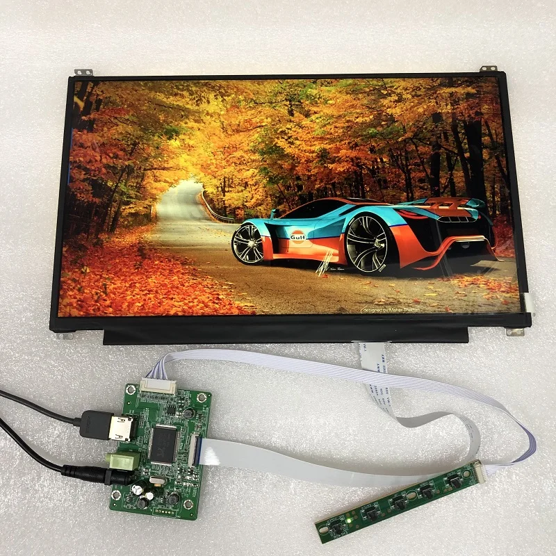 Kit de módulo de toque capacitivo com tela de 13.3 polegadas, 1920x1080, ips, hdmi, módulo lcd, raspberry pi 3, 10 pontos, display touch capacitivo