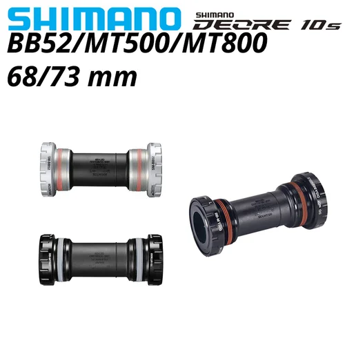 Shimano Deore SM-BB52 MT501 XT MT800 MT801 Hollowtech soporte inferior para bicicleta de montaña 68 73 MM m6000 m4100 m7000 m8000 rueda de cadena