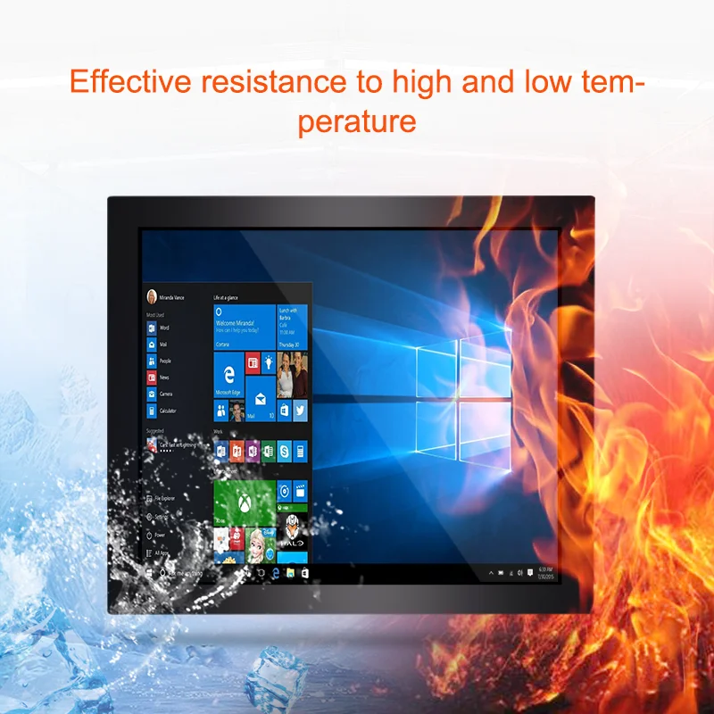 

10.4 12.1 15inch tablets pc all in one pc with resistive touch sreen IP65 Waterproof Embedded for window10pro/linux