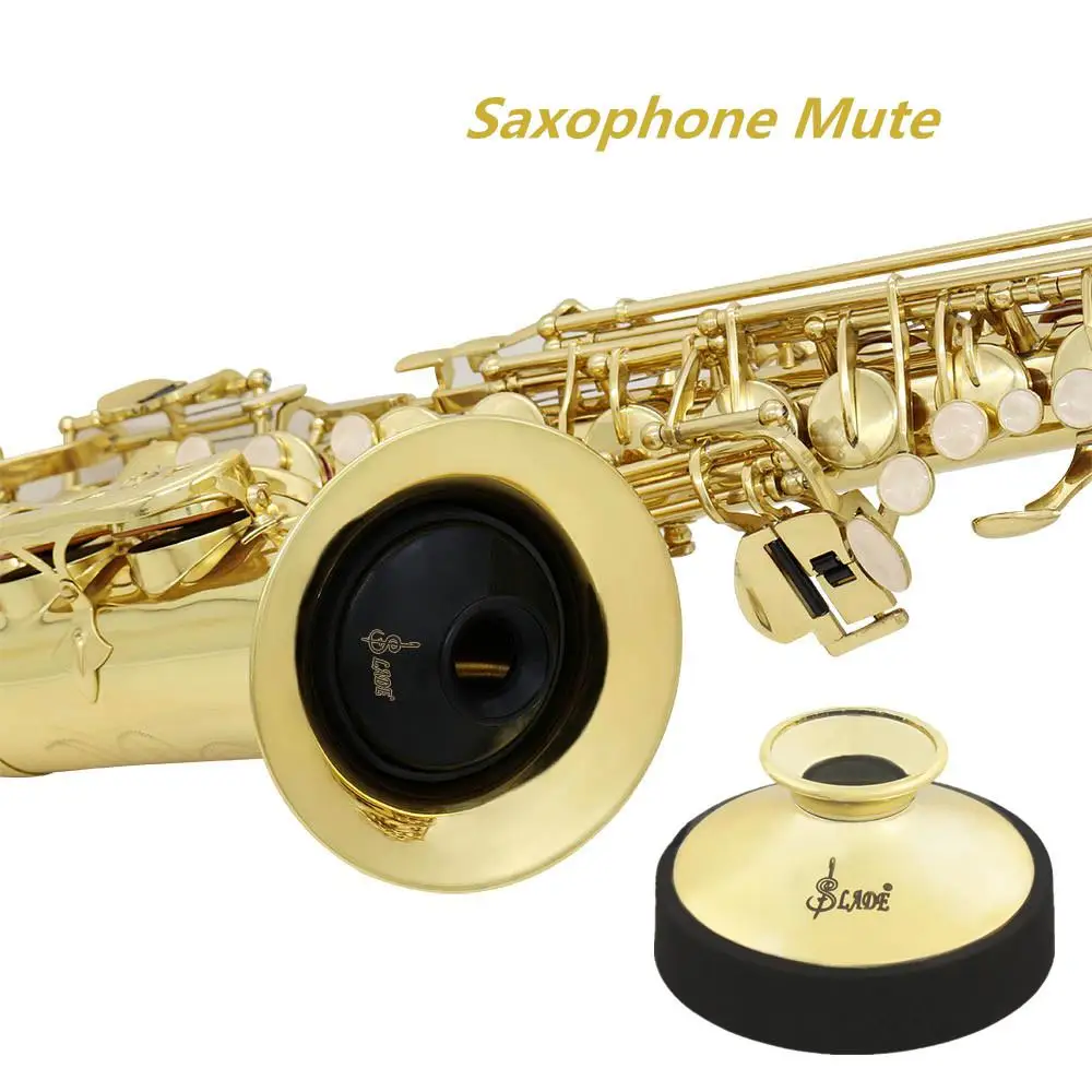 

SLADE Professional Saxophone Mute ABS Dampener Silencer for Alto Sax Saxophone Woodwind Instrument Parts Accessories