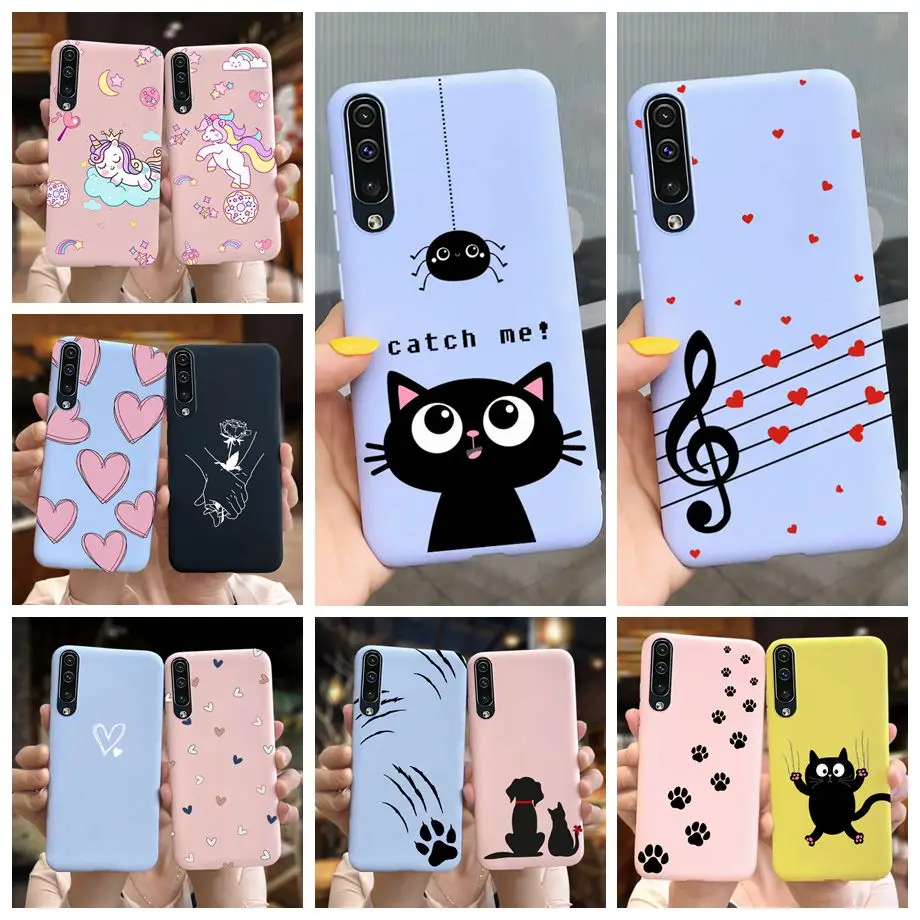 Funda de teléfono de Tpu suave de dibujos animados para Samsung Galaxy A50S A50 A40S A40 A30 A30S A10S A10 funda de silicona Samsung A30S A10s