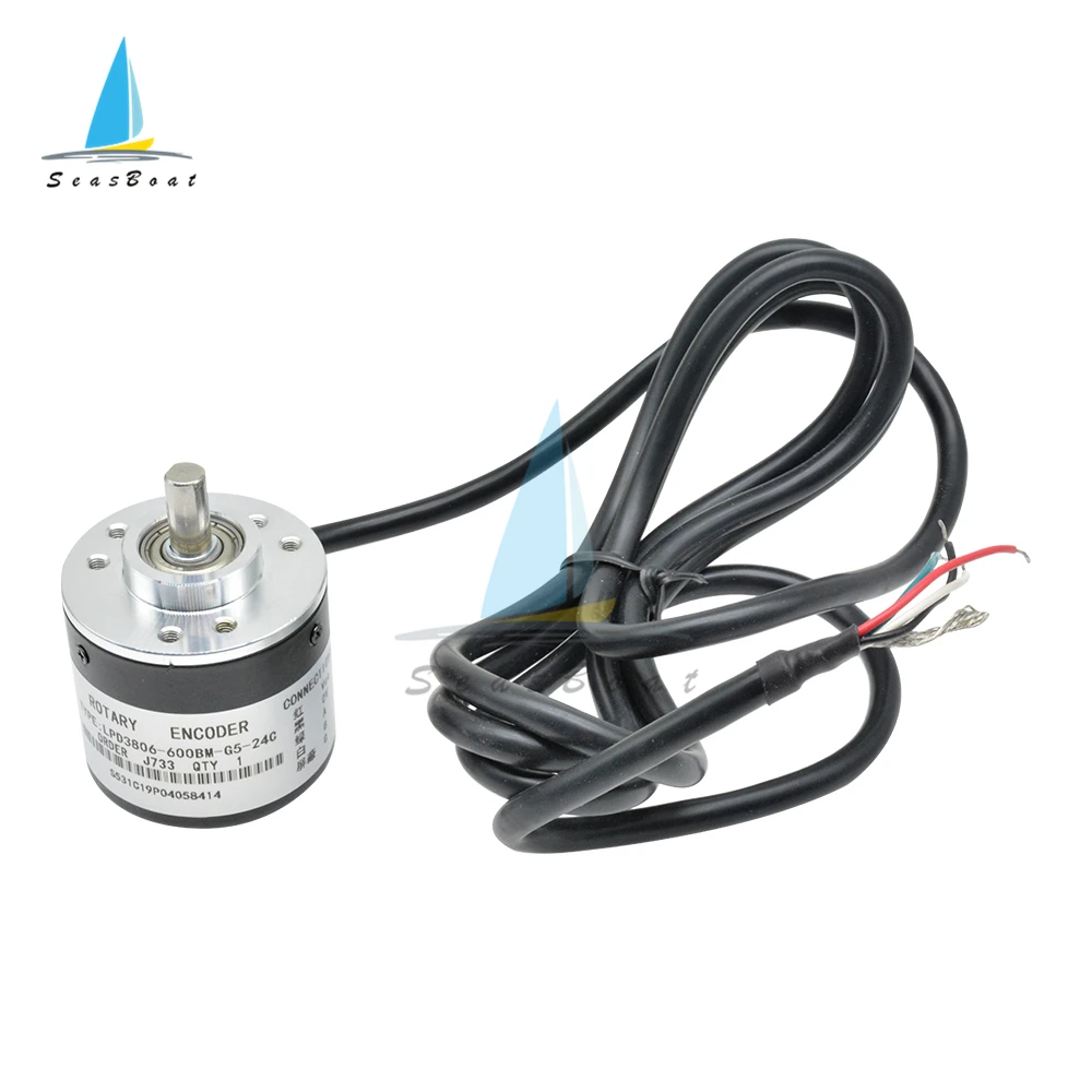 360/600 Pulse Incremental Optical Rotary Encoder AB Two-phase 5-24V Incremental Optical Rotary Encoder 360/600 P/R