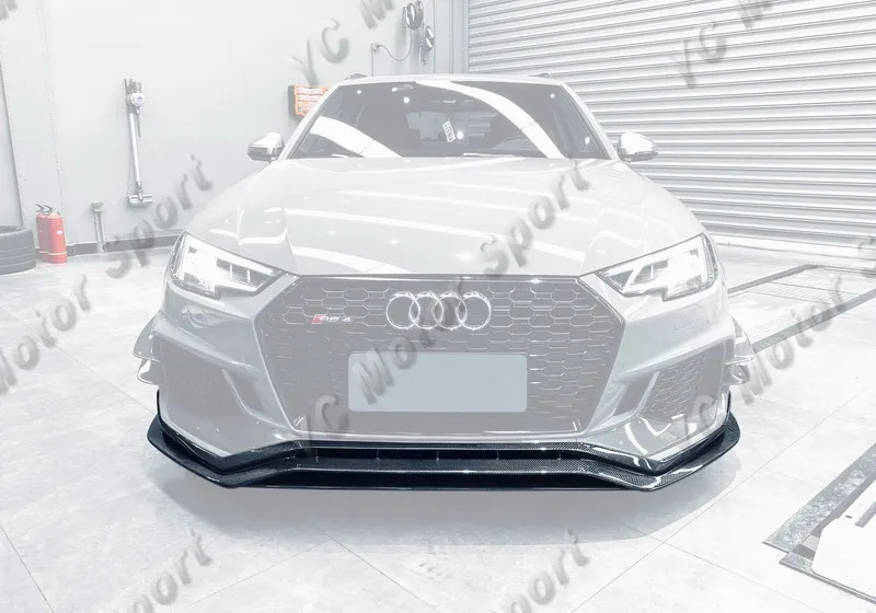 

Car Accessories CF Carbon Fiber Avant RS01R Front Lip Fit For 2018-2020 RS4 B9 Front Lip