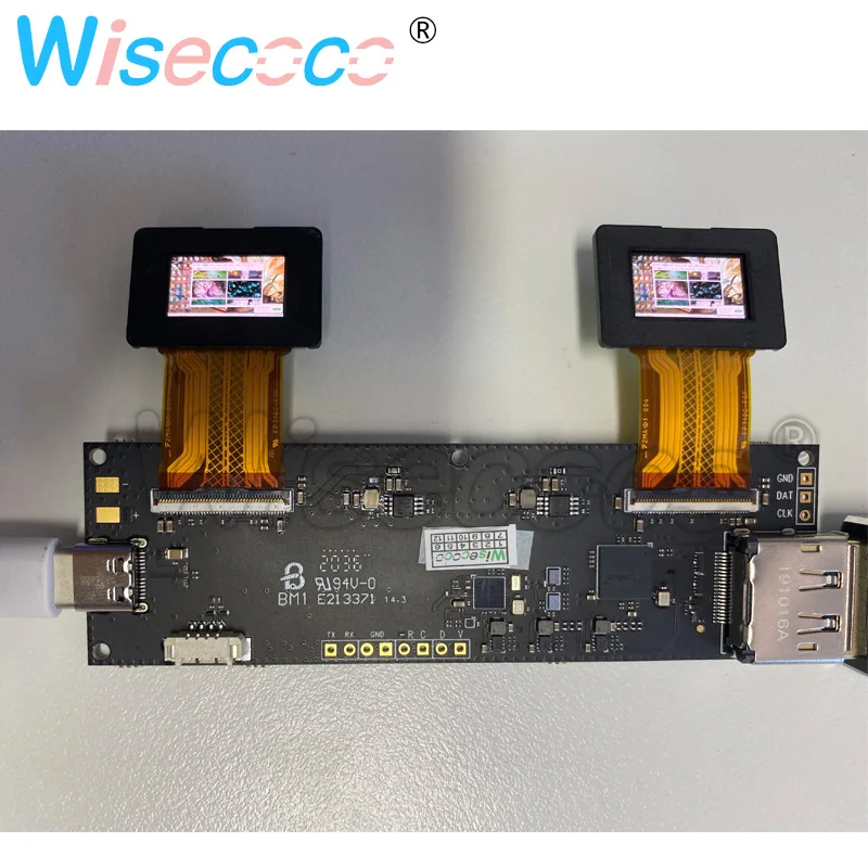 Imagem -03 - Polegada Tela Oled Si-base Amoled Display de Tela dp Tipo-c Usb-c Placa de Driver Ecx335b 0.71