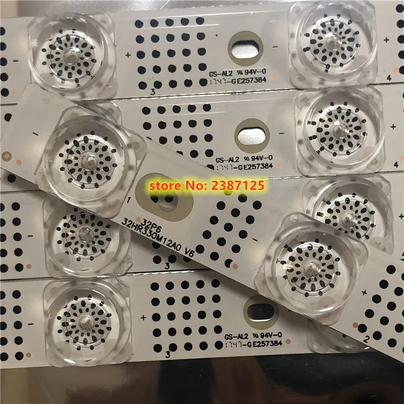 30 Uds tira de LED 12 lámpara para 32L21 32P6H L32S6FS 32HR330M12A0 V3 V5 V6 4C-LB3212-HR02J PF01J 32ES580 32ES586 32HE5800 L32F3301B