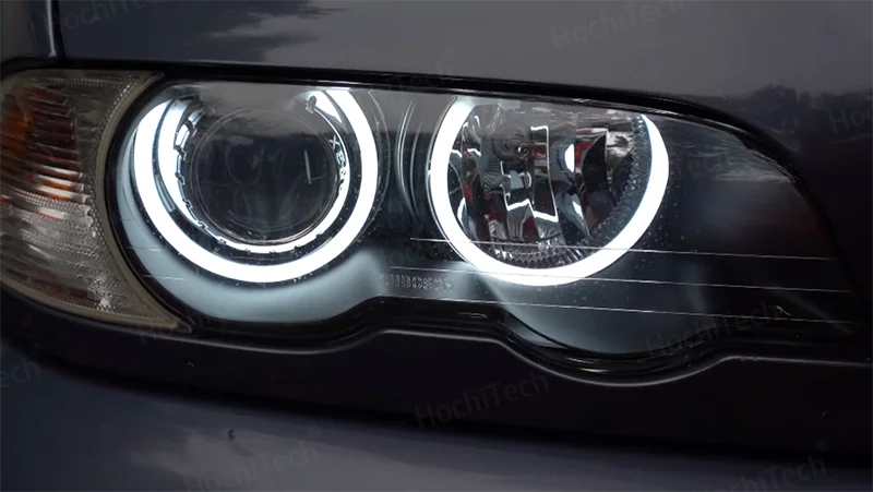 for BMW 3 series E46 316i 318i 320d 323i 328i 330i 325xi 330d 1998-2005 Excellent LED Cotton Angel Eyes rings daytime light