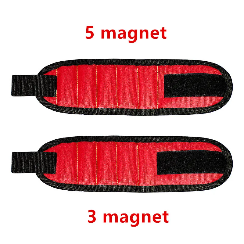 New Strong Magnetic Wristband Portable Tool Bag For Holding Screw Nail Nut Bolt Drill Bit Repair Kit Organizer Storage