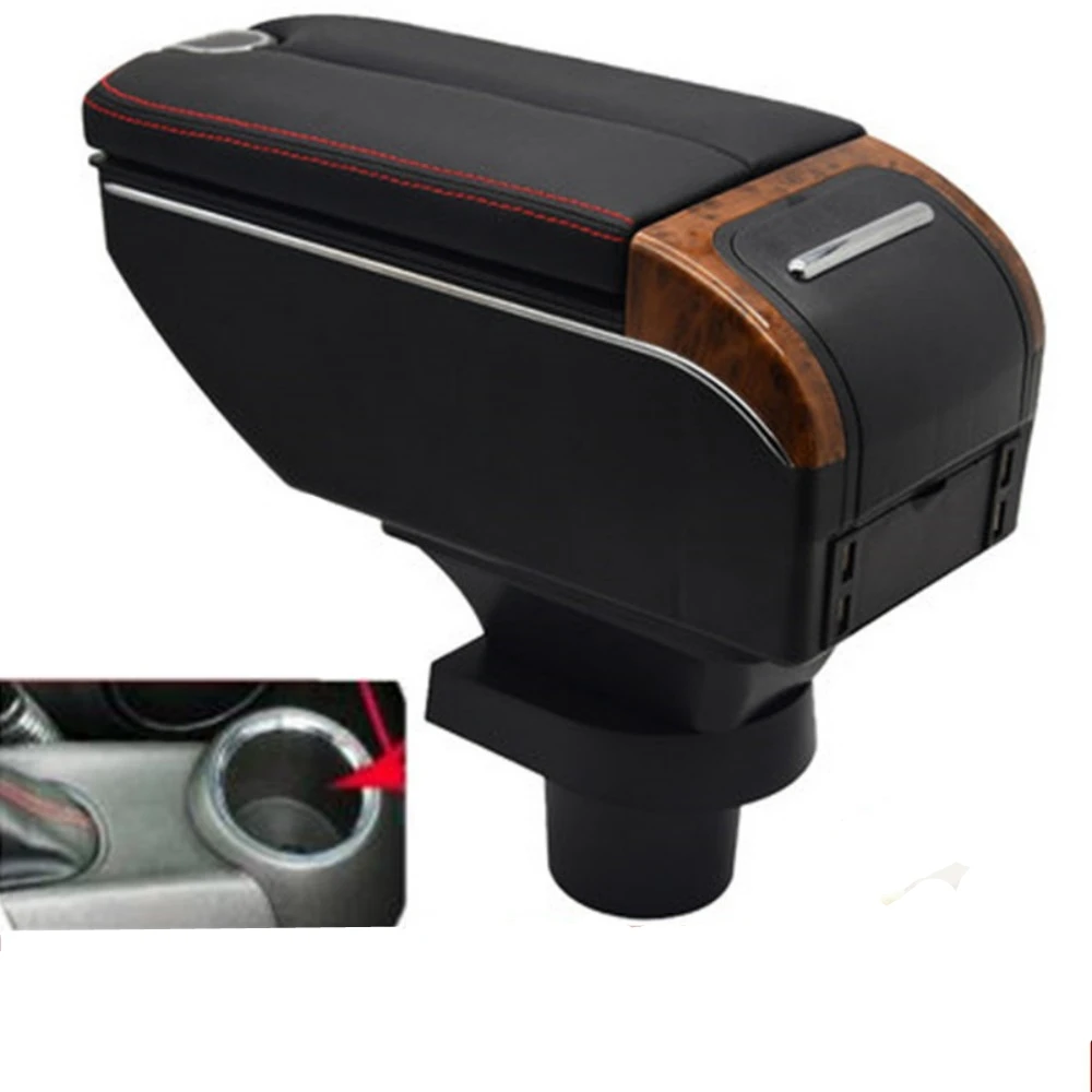 For mini coupe R58 F55 Armrest Box Double doors open 7USB interface Centre Console Storage Box Arm Rest Car accessories armrests