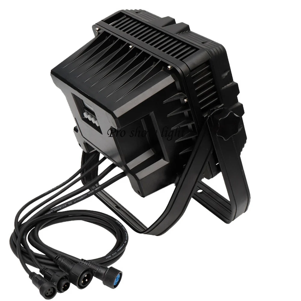 IP65 Waterdichte Led Par Licht Rgbw/Rgbwa/Rgbwauv Optioneel 24Leds Flat Par Litght Dmx Podium Dj apparatuur Outdoor Verlichting