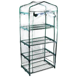 57X38X160CM Greenhouse Cover Transparent Rainproof 4-layer PVC Cover Durable Outdoor Plant Supplies Without Iron Stand 2021