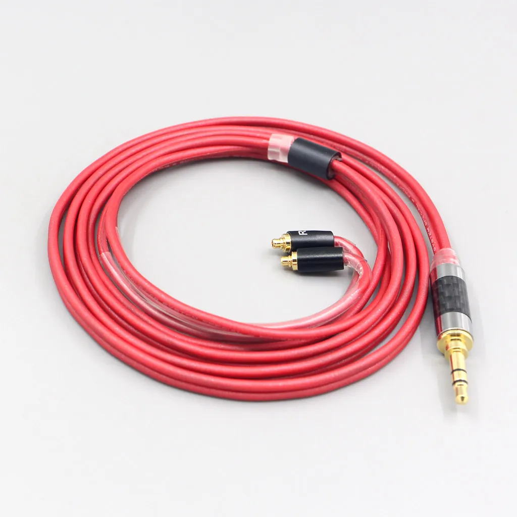 LN007695 3.5mm 2.5mm 4.4mm Balanced 99% Pure PCOCC Earphone Red Cable For AKG N5005 N30 N40 MMCX