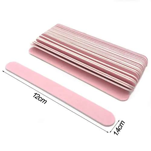 50Pcs Wooden Nail Files Set Pink Nail Sandpaper Disposable File Cuticle Remover Buffers Slim Callus Nail Art Tools Manicure Tool - Image 2