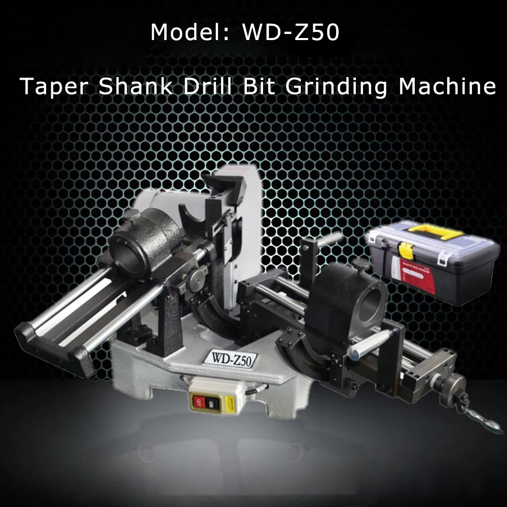 200W Large Bit Grinding Machine 13-50mm Morse taper twist drill sharpening machine Drill Grinder Machine WD-Z50