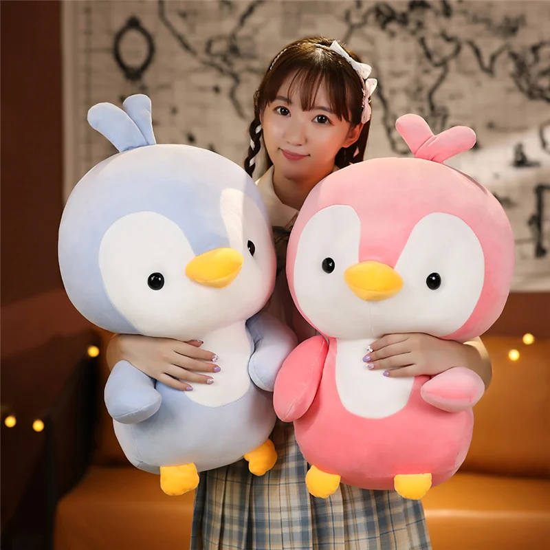 Lovely Couple Penguin Plush Toys 35/45/55cm Stuffed Animal Hug Pillow Soft Penguin Dolls Cute Valentine's Xmas Gift