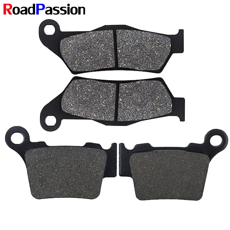 Motorcycle Brake Pads Disks Front Rear For CR125 WR125 TE250 4T TE250 Meo Replica TE250R