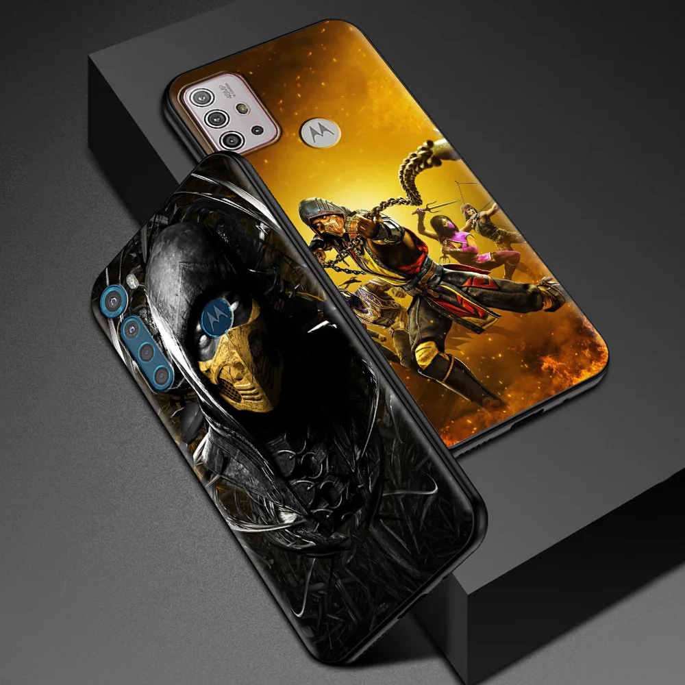 For Motorola One Fusion Case for Moto G9 Plus Play Power One G20 G30 G40 G50 G60 Edge 40 Phone Shell Mortal Kombat