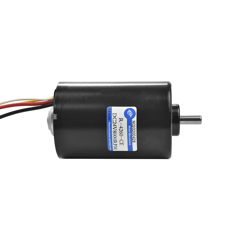 R-4260 Miniature DC Brushless Permanent Magnet Gear Motor Hall Drive High Speed Motor DC 12V 24V Electric Motor For DIY Hobby