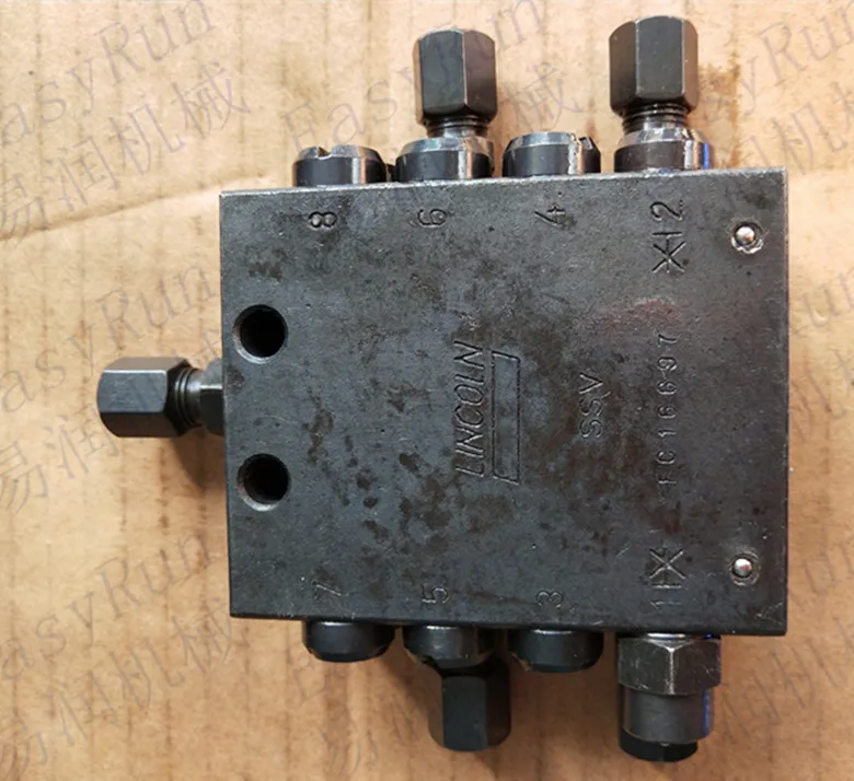 SSV8-4 Way Grease Pump Oil Distributor /Grease Separator/Oil Separator SSV6 /8/10/12/14 Holes For Concrete Pump Parts