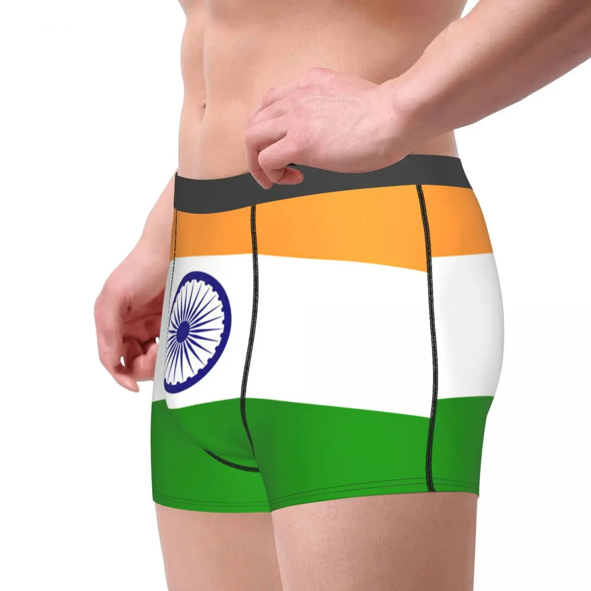 Flag Of India Authentic Version Underpants Breathbale Panties Male Underwear Print Shorts Boxer Briefs