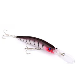 Minnow Fishing Lures Wobbler Hard Bait 145mm 15.5g With 6# Hooks Sea Fishing Crankbait Stripe Jerkbait Bwobblers For Pike Perch
