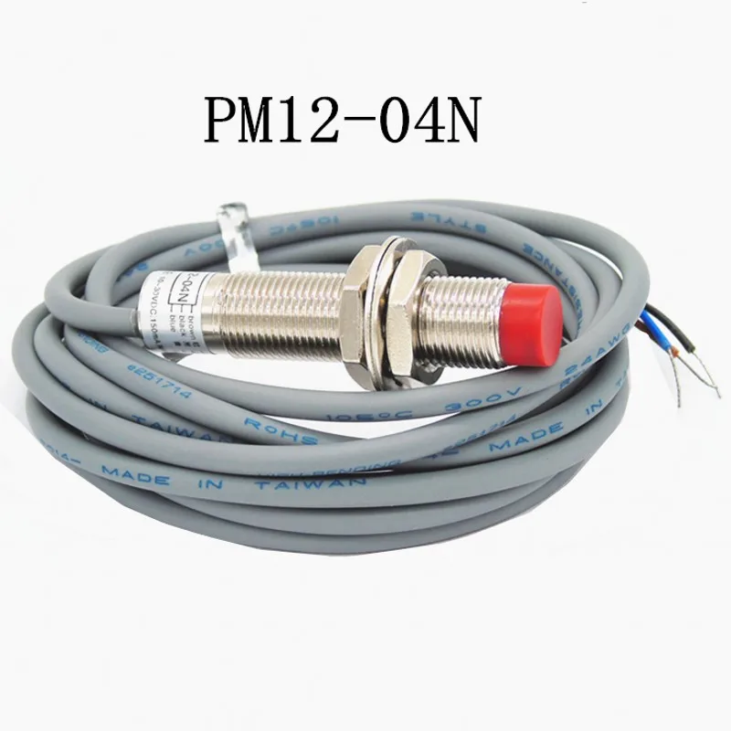 5PCS PM12-04N / PM12-04P /  PM12-04S M12 NPN NO New FOTEK Proximity Switch Sensors 3 Wire 150mA 10-30VDC Sn-4mm