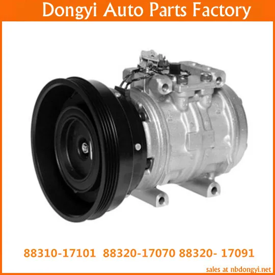 

10P13C 4PK 12 В Высококачественный компрессор кондиционера для 88310-17101 88320-17070 88320-17091