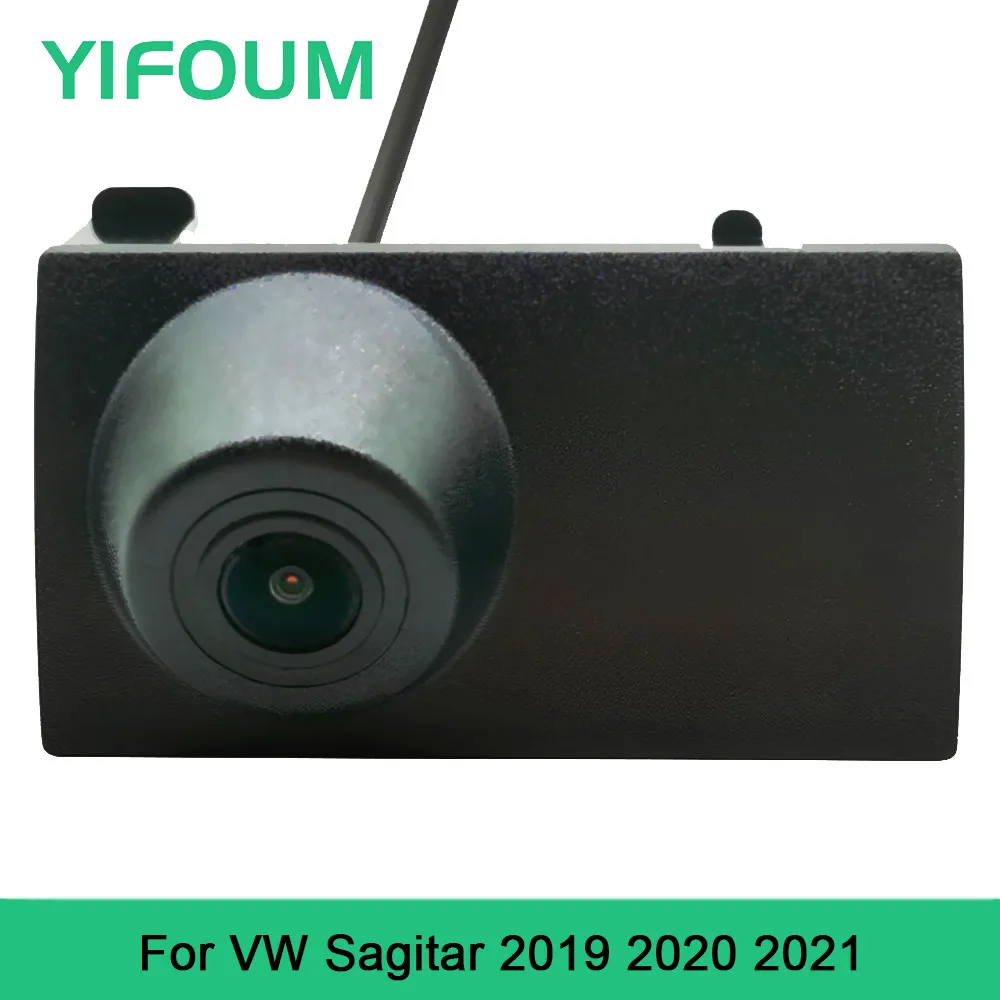 YIFOUM HD CCD Car Front View Parking Night Vision Positive Waterproof Logo Camera For Volkswagen VW Sagitar 2019 2020 2021