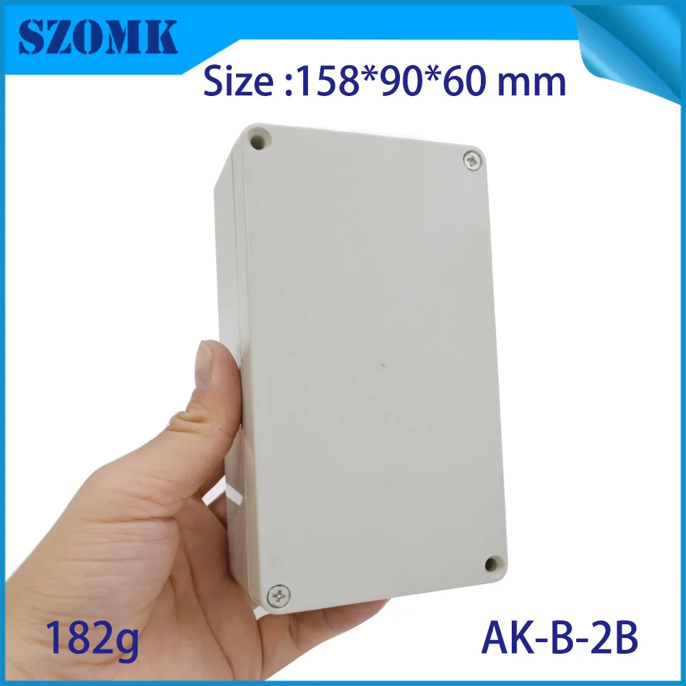 1 Piece 158*90*60 mm ABS Plastic box enclosure waterproof junction housing SZOMK electronics project box plastic casing