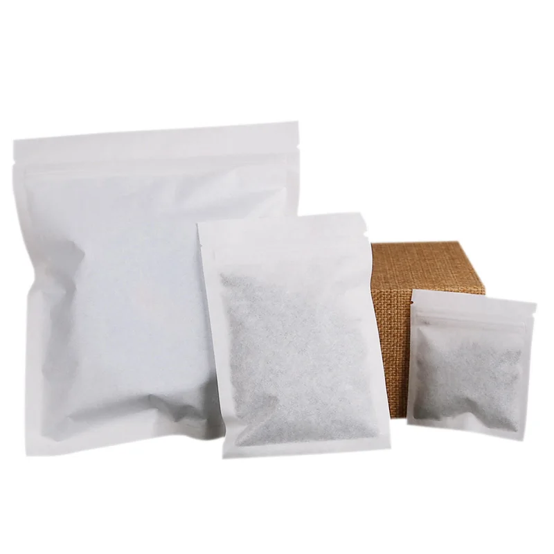 

100pcs Small Cotton Paper Packaging Tea Bag Environmental Health Tasteless Moistureproof Pack Pouch