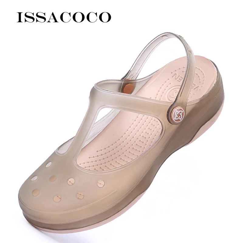 Sandalias De Mujer Verano 2022 Sandalias Zapatos Con Plataforma Mujer Sandalias Transparentes Mujer Zuecos Sanitarios Mujer Sandale Femme Luxe Sabot