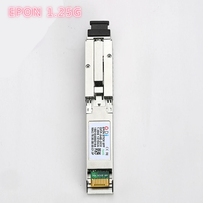 E/GXPON SFP ONU 스틱 (MAC SC 커넥터 포함) DDM pon 모듈 1490/1330nm 1.25/2.5G XPON/EPON/GPON( 1.244Gbps/2.55G)802.3ah E/GXPON