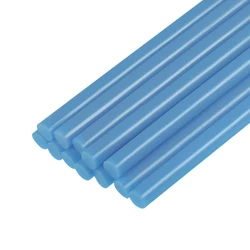 uxcell Mini Hot Glue Sticks for Glue Gun 0.27-inch x 4-inch Light Blue 12pcs