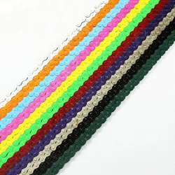 Colorful Bicycle Chain 1 Speed 96L 1/2x1/8 Inch MTB Road Bike Fixed Gear Track Chains Single Speed Multiple Colors Chain BC0580