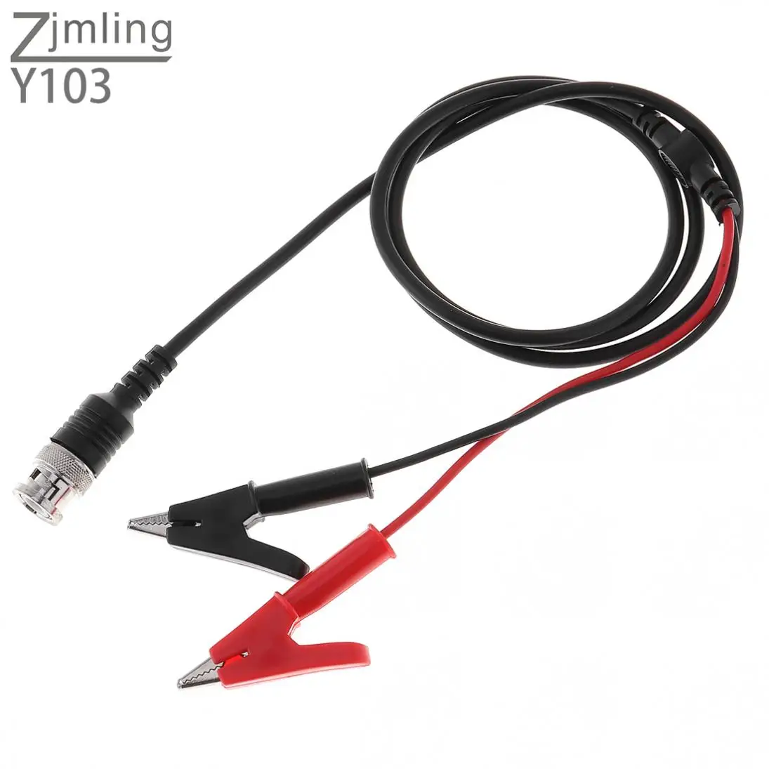 

Clip Line BNC Q9 to Dual 4mm Alligator Clip Zinc Alloy Plug Oscilloscope Test Probe Leads Cable 90cm Test Connectors