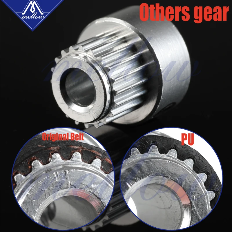 3D Printer Accessories 5pcs 16/20 teeth GT2 Timing Pulley Synchronous Wheel Bore 5mm and 5M 2GT GT2-6mm GT2 Timing Belt