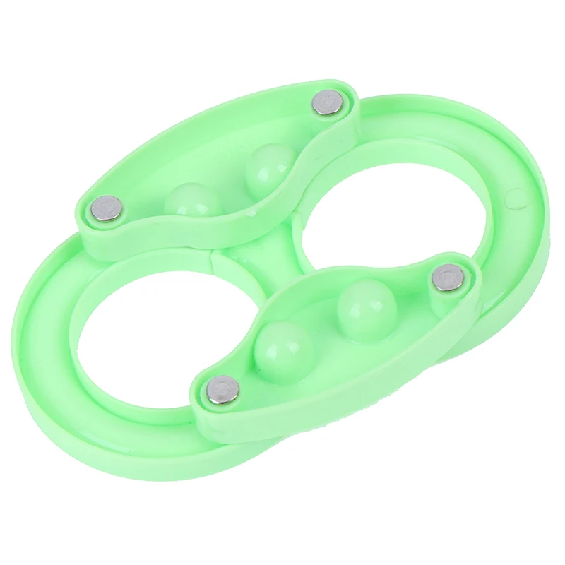 Mini Plastic Hand Rolling Ball Track Toy 88 Shaped Infinite Loop Track Decompression Toy educational games for children