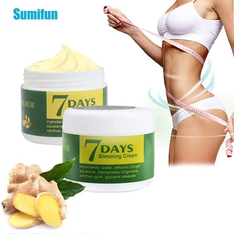 1Pcs 30g Ginger Slimming Cream Effective Weight Loss Burning Cellulite Reduce Arm Belly Thigh Fat Full Body Massaging Cream