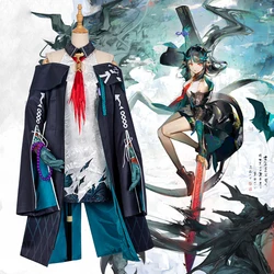 Game Cosplay Arknights Dusk Costume Carnival Halloween Costumes Women Dress Arknights Dusk Costume Outfit Full Set Suit Gifts