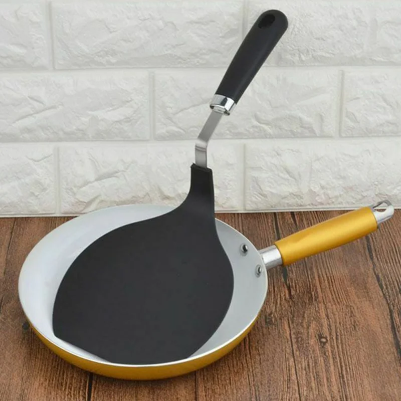 Heat Resistant Pizza Turner with Handle Cooking tool Pancake Spatula Cake Lifter Plate Holder Pastry Peel Shovel Cutter